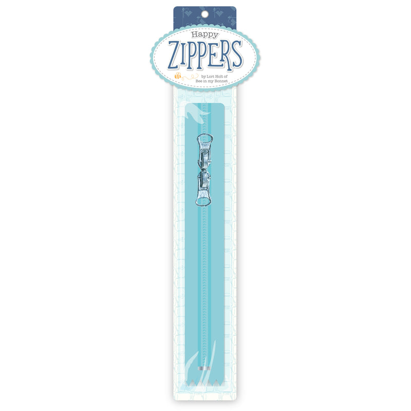 Lori Holt Happy Zippers 16in Aqua