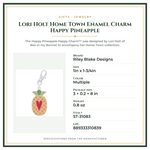 Product Specifications – Lori Holt Home Town Enamel Charm Happy Pineapple