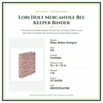 Product Specifications – Lori Holt Mercantile Bee Keeper Binder