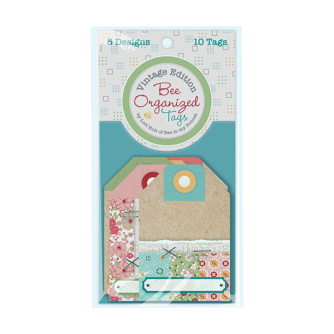 Lori Holt Vintage Edition Bee Organized Tags