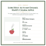 Product Specifications – Lori Holt Autumn Enamel Happy Charm Apple