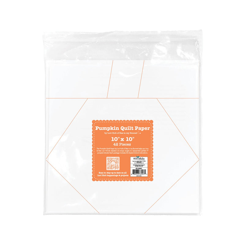 Lori Holt Pumpkin 10in Quilt Paper