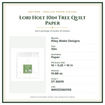 Product Specifications – Lori Holt 10in Tree Quilt Paper