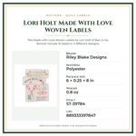 Product Specifications – Lori Holt Made With Love Woven Labels