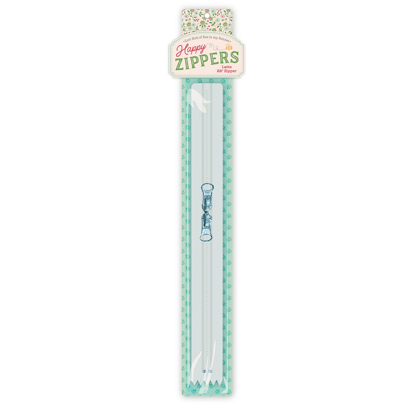 Lori Holt 22in Happy Zipper Latte