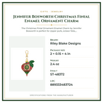 Product Specifications – Jennifer Bosworth Christmas Finial Enamel Ornament Charm