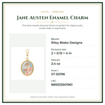 Product Specifications – Jane Austen Enamel Charm
