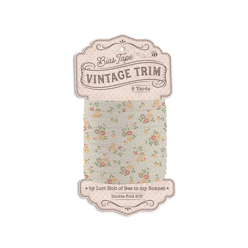 Lori Holt 3/8in Double Fold Bias Tape Blessings Autumn