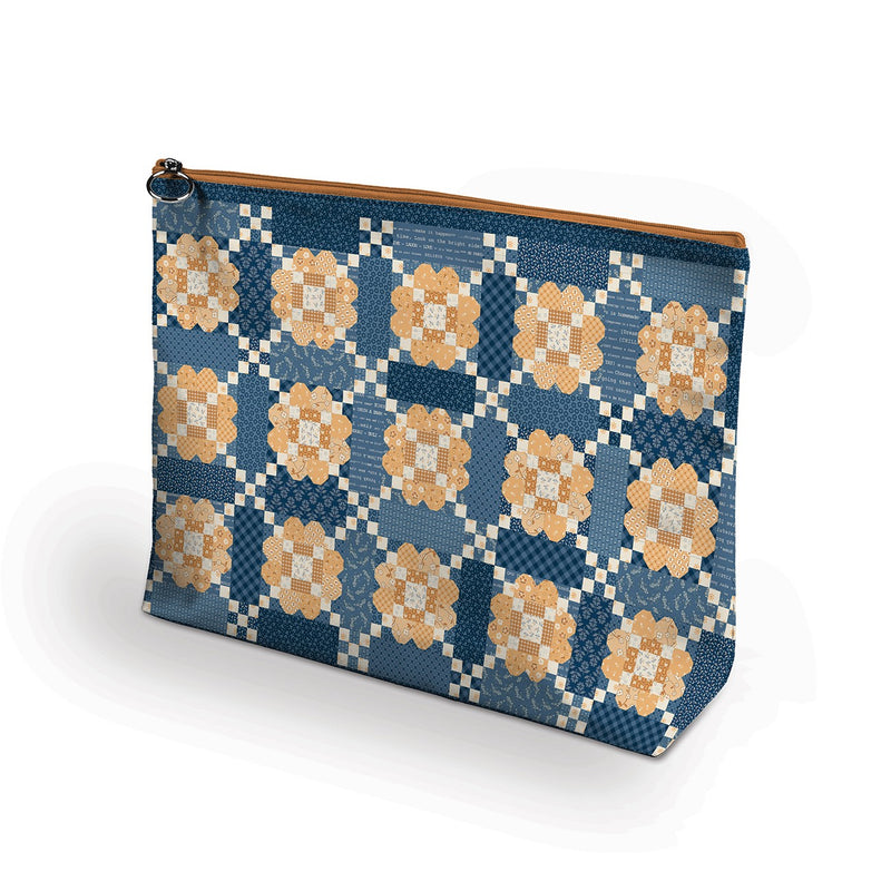 Lori Holt Denim & Daisy Vinyl Project Bag