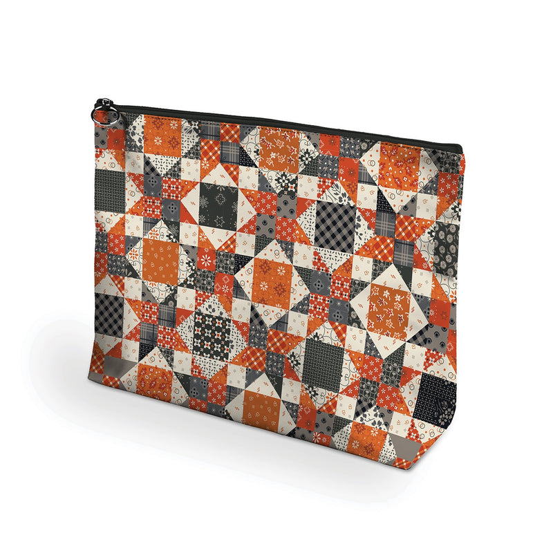 Lori Holt Pumpkin & Licorice Vinyl Project Bag