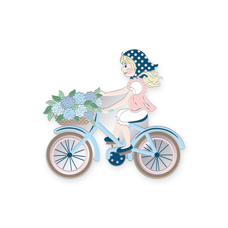 Tasha Noel Girl on Bike Needle Minder