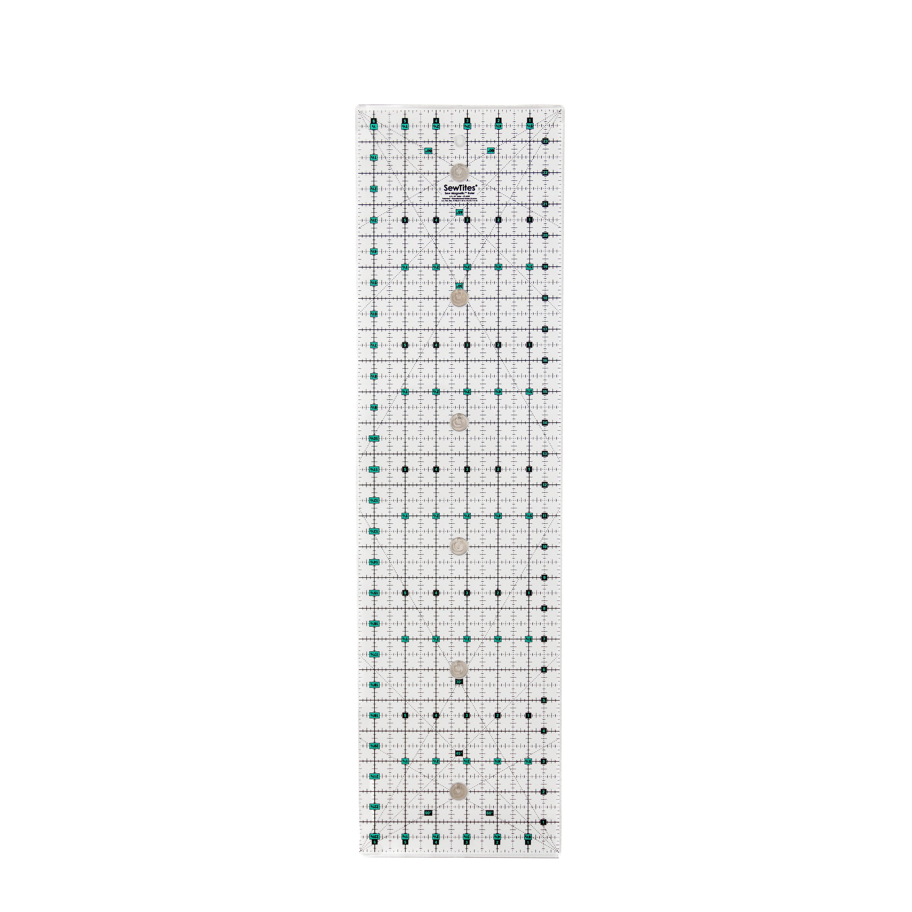 Sew Magnetic 6-1/2in x 24in Ruler Right Handed