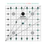 Sew Magnetic 6-1/2in x 6-1/2in Ruler - Left-Handed