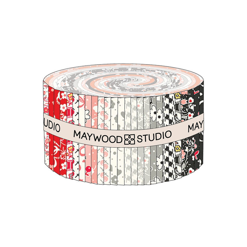 2.5in Strips Dear Sweetheart, 40pcs/bundle