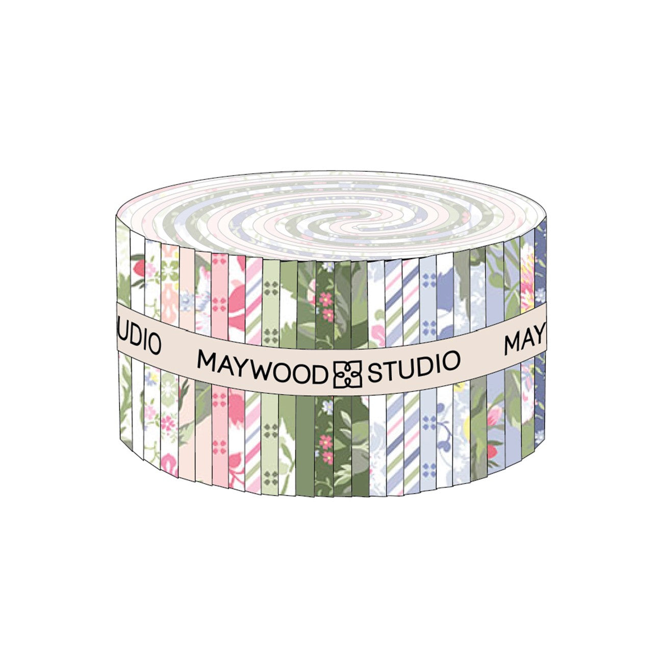 2.5in Strips Garden Club 40pcs/bundle