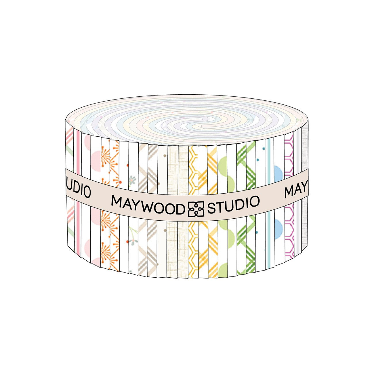 2.5in Strips Kimberbell Basics Lullaby, 40pcs/bundle