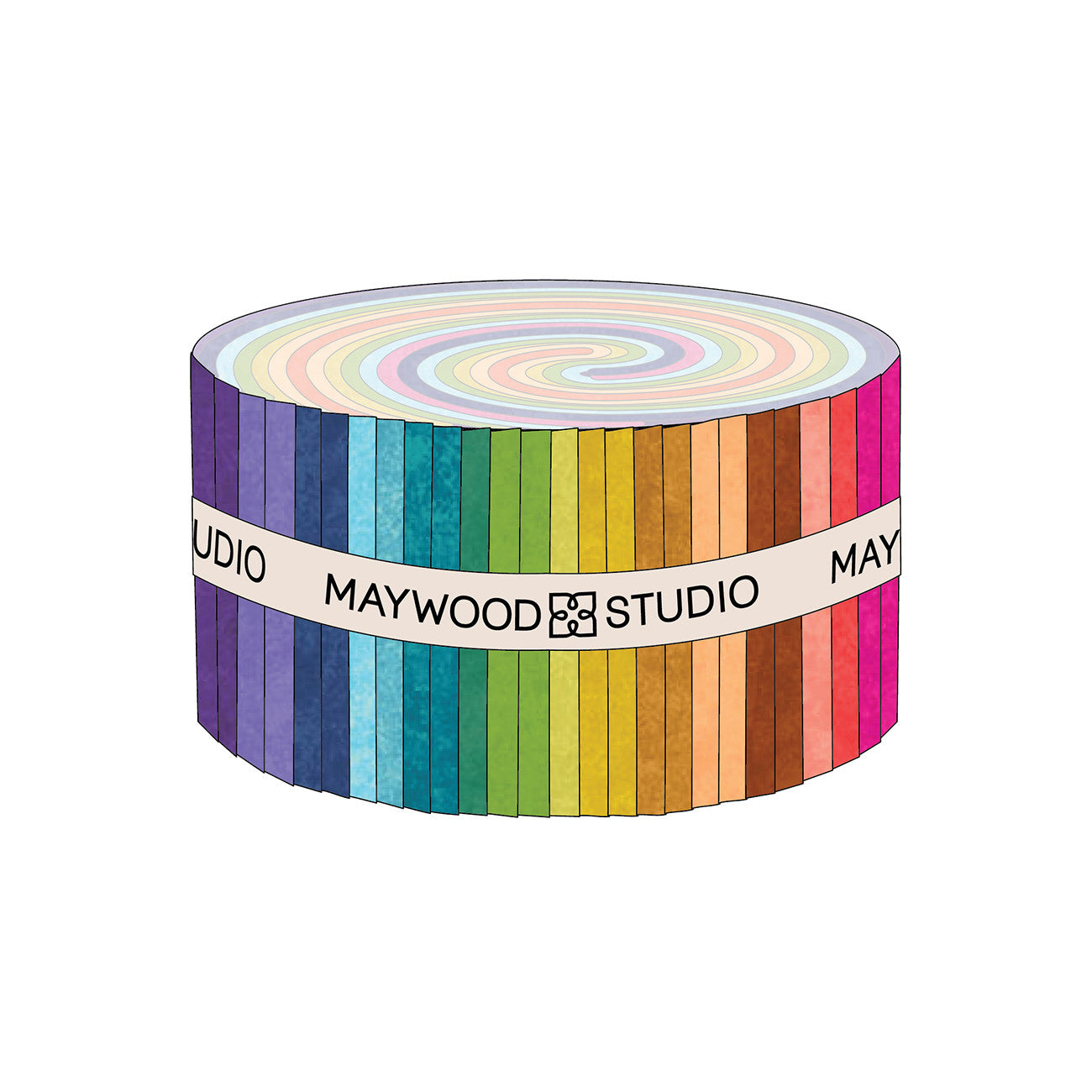 2.5in Strips Shadow Play Spectrum, 40pcs/bundle