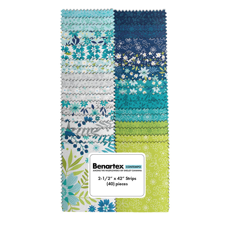 Among the Wildflowers II 2-1/2in Strips, 40pcs/bundle