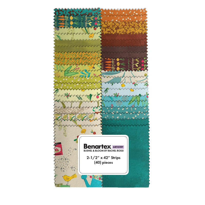 Bushel and Bloom 2.5in Strips, 40pcs/bundle