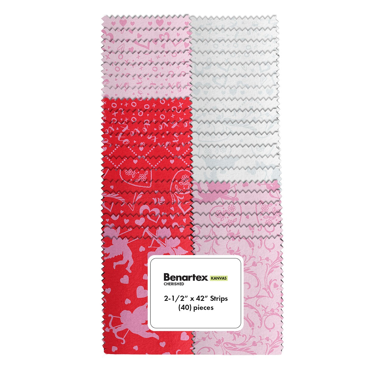 Cherished 2.5in Strips, 40pcs/bundle