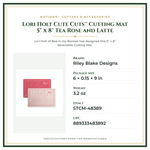 Product Specifications – Lori Holt Cute Cuts™ Cutting Mat 5" x 8" Tea Rose and Latte