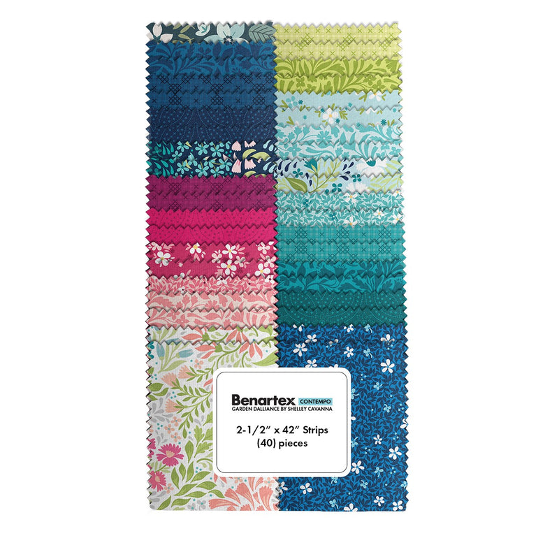 Garden Dalliance 2.5in Strips, 40pcs/bundle