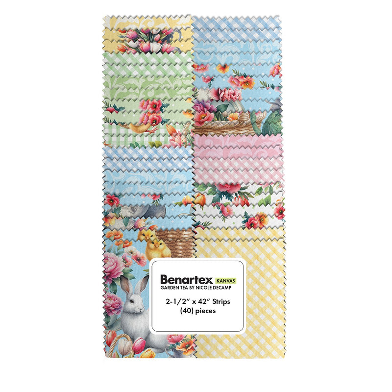 2.5in Strips Garden Tea, 40pcs/bundle