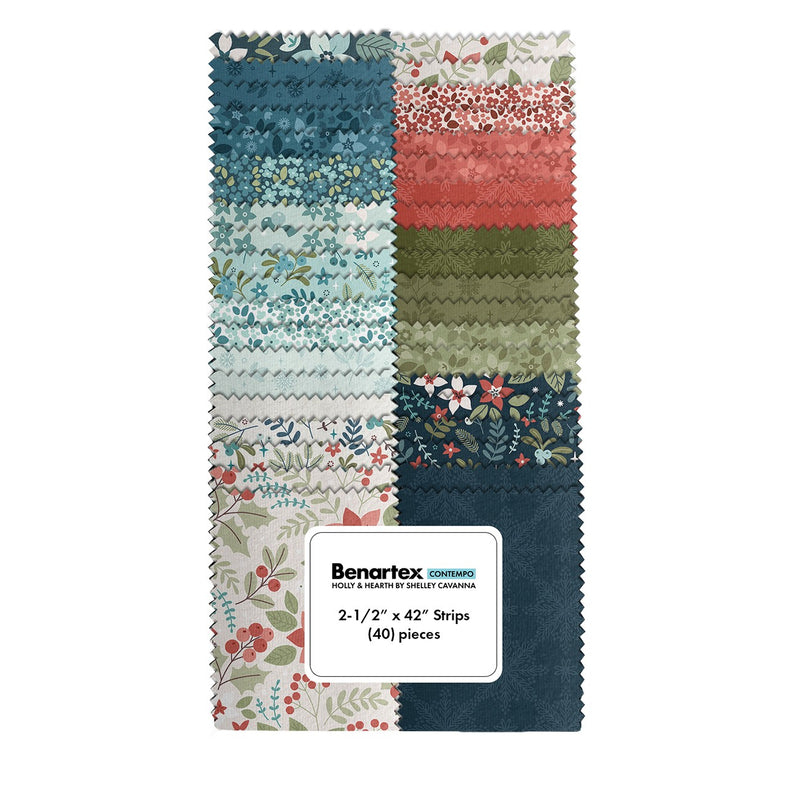 Holly & Hearth 2.5in Strips, 40pcs/bundle