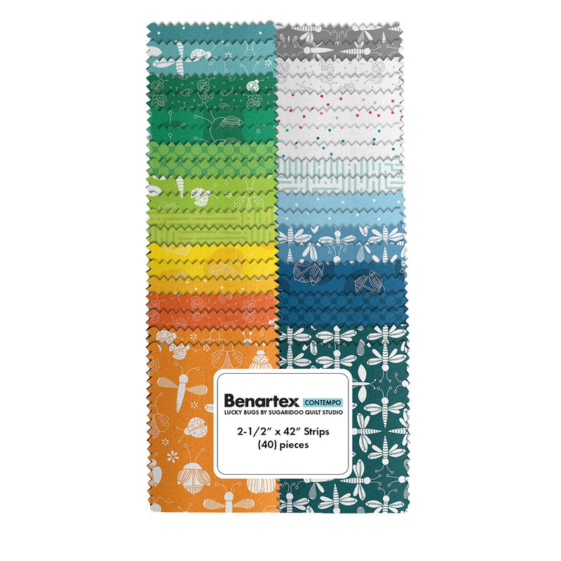 2.5in Strips Lucky Bugs, 40pcs/bundle