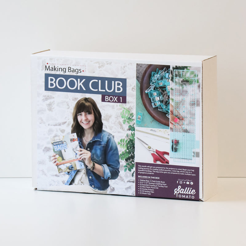 Making Bags Book Club Month 1: Book & Supplies