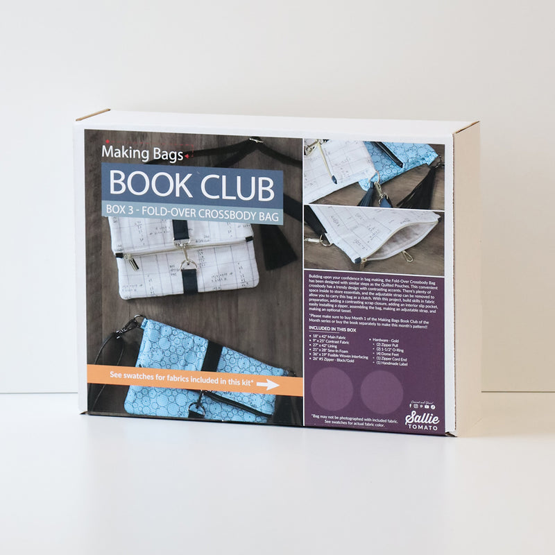 Making Bags Book Club Month 3: Fold-Over Crossbody Bag