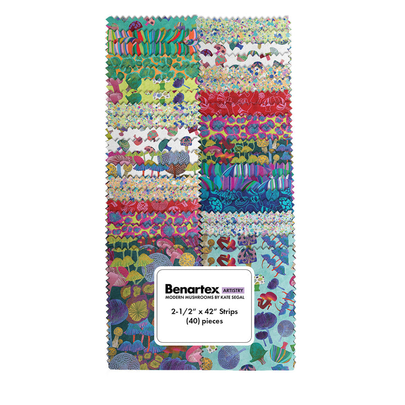 Modern Mushrooms 2-1/2in Strips, 40pcs/bundle