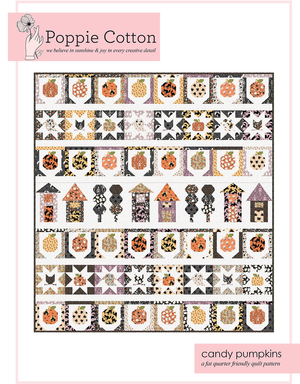 Quilt Pattern Sweet Tooth Candy Pumpkins