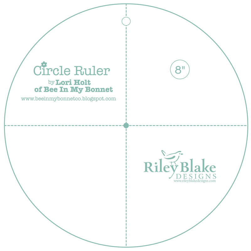 Lori Holt Circle Ruler 8in