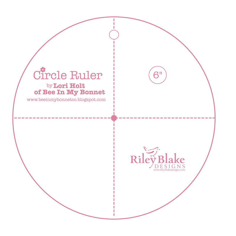 Lori Holt Circle Ruler 6in