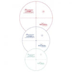 Lori Holt Circle Ruler Set 8in , 10in  And 12in  Sizes
