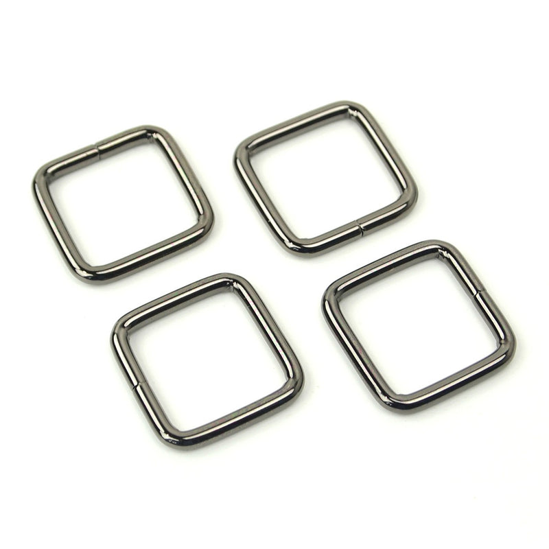 Four Rectangle Rings 3/4" Gunmetal