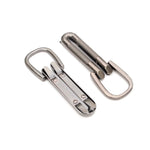 Four Textured Loop Strap Connectors Gunmetal
