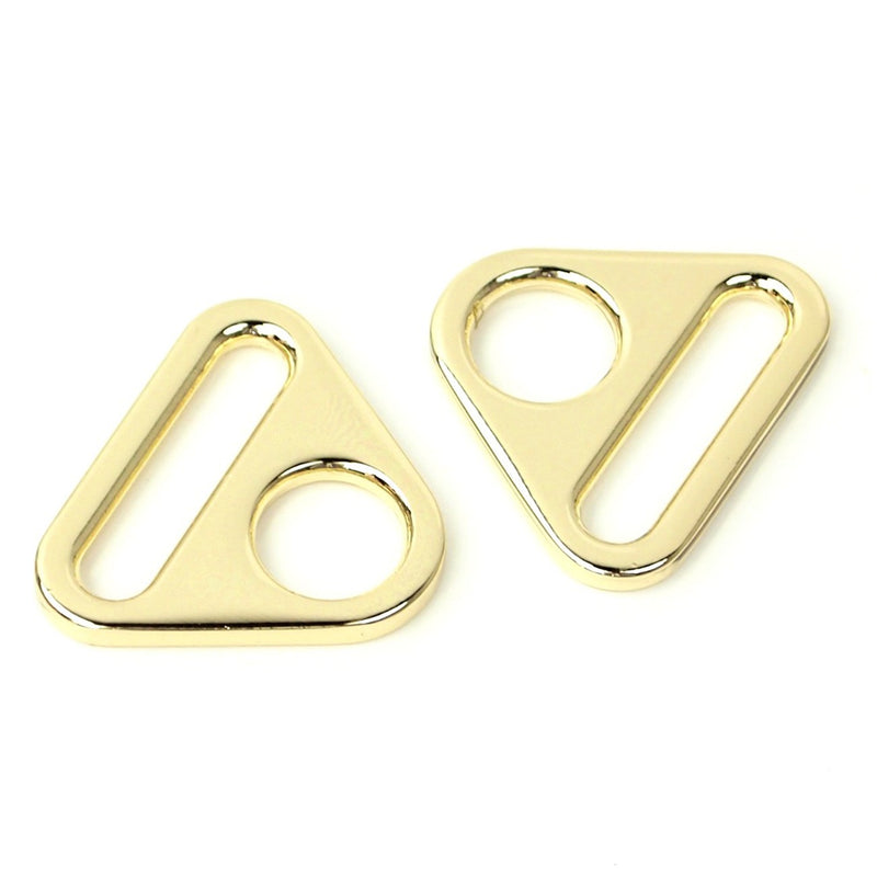 Two Triangle Rings 1" Gold