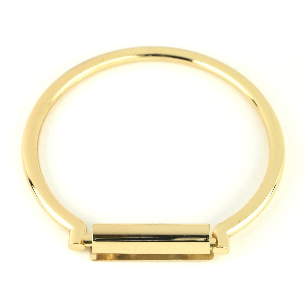 Two Round Purse Handles Gold