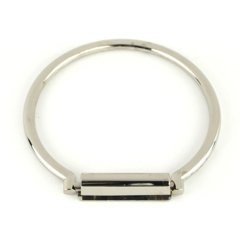 Two Round Purse Handles Nickel