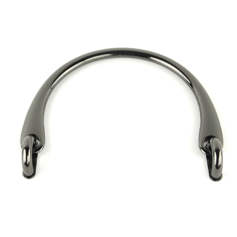 Two Arch Purse Handles Gunmetal