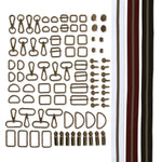 Essential Box Bundle Of Hardware & Zippers Antique