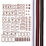 Essential Box Bundle Of Hardware & Zippers Rose Gold