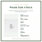 Product Specifications – Washi Tape 4 Pack