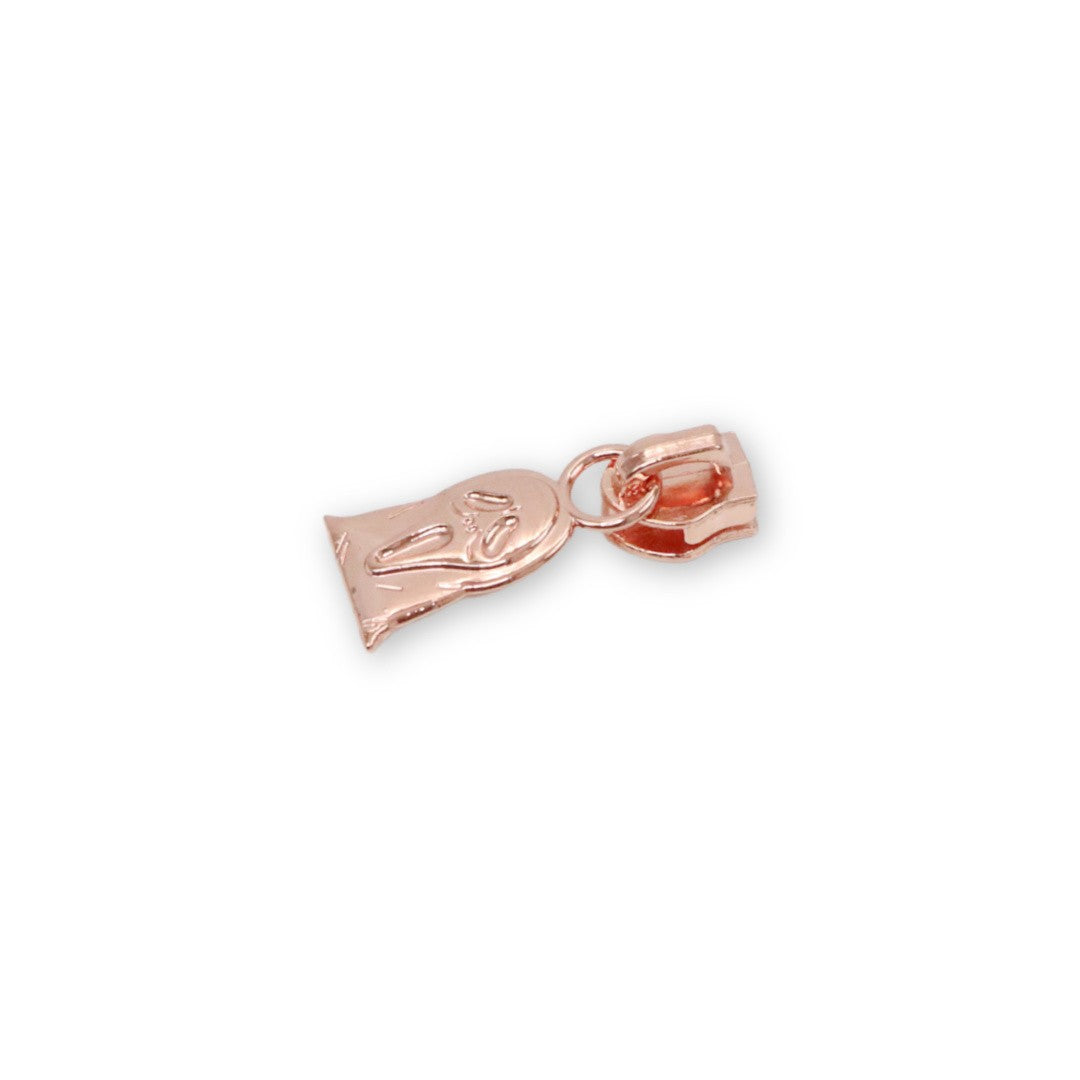 Four 5 Ghoul Zipper Pulls Rose Gold