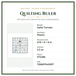 Product Specifications – Quilting Ruler