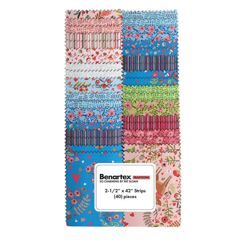 So Charming 2.5in Strips, 40pcs/bundle