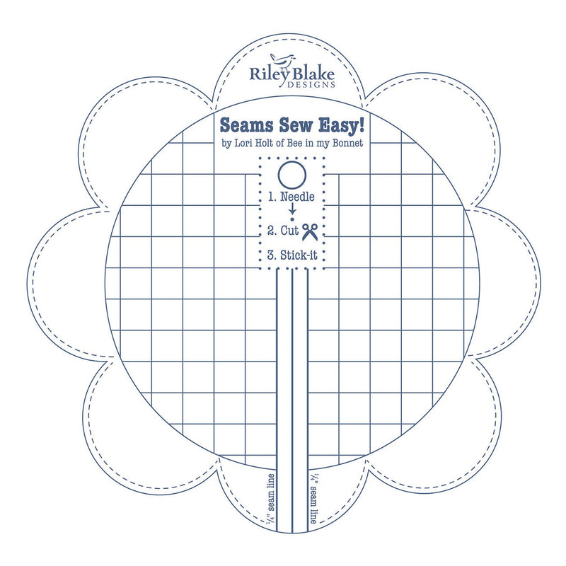 Bee In My Bonnet Seam Guide Color Denim