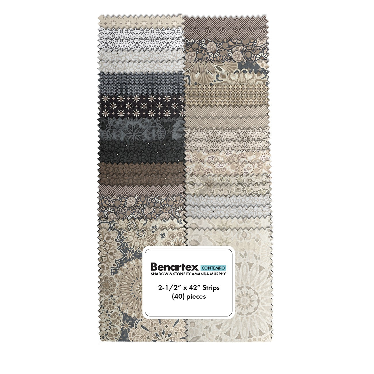 Shadow & Stone 2.5in Strips, 40pcs/bundle